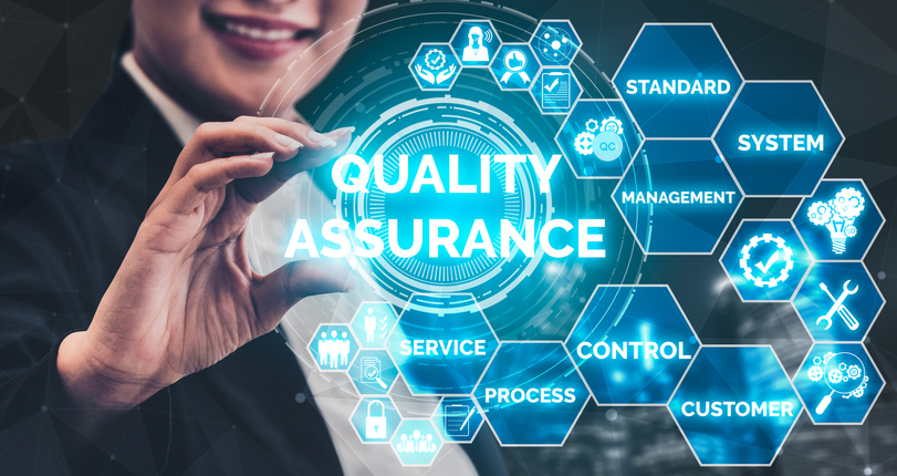 QA Quality Assurance and Quality Control Concept